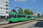 Be 4/6 S 685 zusammen mit dem B4S 1485, wartet an der Endstation der Linie 14 in Pratteln.