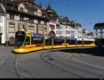 BLT - Tram Be 6/10  173 unterwegs in der Stadt Basel am 01.06.2020