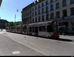 BLT - Tram Be 6/10  187 unterwegs in der Stadt Basel am 01.06.2020