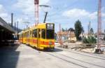 Basel BLT Tram 11 (SWP/Siemens-Be 4/6 206, Bj 1978) Aesch (Endstation) am 30.