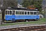 Xe 2/4 Nr.4 ex RhSt (Rheintal Strassenbahn Altstätten - Berneck) steht als Denkmal in S.Maria Maggiore.