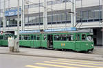 Basel BVB Tramlinie 8 (DUEWAG/BBC/Siemens Be 4/6 652) Messeplatz am 7.