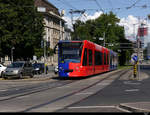 BVB - Tram 306 unterwegs auf der Linie 8 in Basel am 15.08.2020
