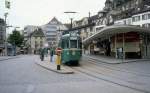Basel BVB Tram 15 (SWP/BBC/Siemens-Be 4/4 476) Barfüsserplatz am 29.