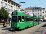 BVB - Tram Be 4/8 685 unterwegs auf der Linie 15 in Basel am 31.08.2013