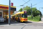 Basel BLT Tram 11 (SWP/Siemens Be 4/8 216) Aesch am 6.