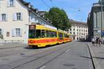Basel BLT Tram 11 (SWP/Siemens Be 4/8) Steinenberg am 6.