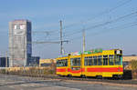 Be 4/8 244 fährt mit der Fahrschule zur Haltestelle Münchensteinerstrasse.