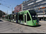 Bern Mobil - Tram  Be 6/8 653 unterwegs in der Stadt Bern am 08.08.2020