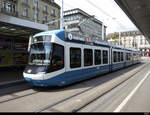 VBZ - Tram Be 5.6  3024 unterwegs in der Stadt Zürich am 26.07.2020