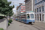 Zürich VBZ Tramlinie 3 (SWP/SIG/BBC-Be 4/6 2090, Bj.