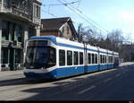 VBZ - Tram Be 5/6 3013 unterwegs auf der Linie 13 in der Stadt Zürich am 13.03.2022