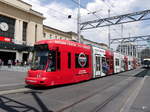 tpg - Tram Be 6/8  888 unterwegs auf der Linie 15 in der Stadt Genf am 03.06.2017