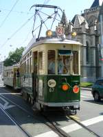 Be 4/4  67 + Bi  363 in den Strassen von Genf am 06.05.2007