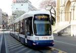 TG - Tram Be 6/8 871 unterwegs in der Stadt Genf am 07.05.2008