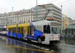 Genf - Tram Be 4/6 808 unterwegs auf der Linie 15 am 31.12.2008