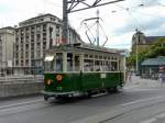 TPG - Oldtimer Triebwagen Be 2/2 125 unterwegs in der Stadt Genf am 15.05.2011