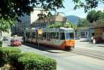 Genve TPG Tram 12 (ACMV/Dwag/BBC-Be 4/6 833) Place Louis Favre am 8. Juli 1990.