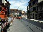 Genve / Genf TPG Tram 12 (ACMV/Dwag/BBC-Be 4/6 804) Carouge, Rue Ancienne / Rue du March am 8.