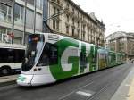 TPG - Be 6/10  1807 mit Werbung unterwegs in der Stadt Genf am 09.05.2014