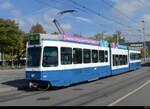 VBZ - Tram Be 4/8 2119 unterwegs auf der Linie 8 in der Stadt Zürich am 04.10.2022