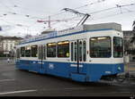 VBZ - Tram Be 2/4 2420 unterwegs auf der Linie 9 am 15.01.2023