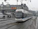 VBZ / VBG - Tram Be 5/6  3063 unterwegs auf der Linie 10 in Zrich am 29.12.2010