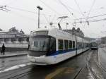 VBZ / VBG - Tram Be 5/6  3069 unterwegs auf der Linie 10 in Zrich am 29.12.2010