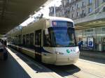 Be 5/6 Nr. 3079 der VBG als Linie 10 (Flughafen - Oerlikon - Bahnhofplatz/HB) beim Halt an der Endhaltestelle Bahnhofsplatz/HB. (24.7.2015)