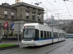Glattalbahn - Tram Be 5/6  3074 auf Dienstfahrt vor dem Hauptbahnhof Zrich am 21.04.2013