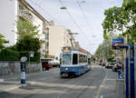 Zürich VBZ Tramlinie 6 (SWP/SIG/ABB Be 4/8 2099, ex-Be 4/6 2099) Oberstrass, Winterthurerstrasse / Letzistrasse am 26.