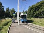 Linie 8 2041  Hottingen  an der Endhaltestelle Hardturm. Datum: 24. 6. 2020