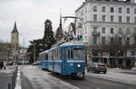 Be 4/4 1392 beim Helmhaus am 20.12.2009.