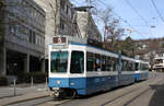 Be 4/6 2024 bei der Haltestelle Kirche Fluntern am 27.02.2010.