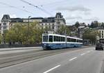 Linie 5 2042  Altstetten  auf der Quaibrücke.