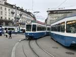 Wagennummer 2086 als Fahrschultram am Paradeplatz.