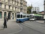 Linie 7 Wagennummer 2096 am Paradeplatz.