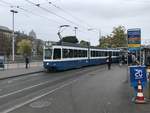 Wagennummer 2029 auf einer Dienstfahrt am Bahnhofquai.