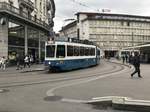 Linie 9 Wagennummer 2042 „Altstetten“ beim  Paradeplatz.