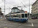 Linie 15 Wagennummer 2037  Oberstrass  beim Schaffhauserplatz.