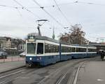 Linie 14 Wagennummer 2038 „Witikon“ beim Bahnhofquai.