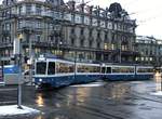 VBZ Linie 14 Wagennummer 2037 „Oberstrass“ beim Bahnhofquai.