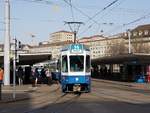 Linie 14 Wagennummer 2038  Witikon  beim Bahnhofquai.