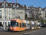 Be 5/6 3087 beim Central am 09.03.2012.