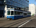 VBZ - Tram Be 4/8  210 unterwegs als Tram fahrschule am 21.02.2021