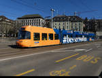 VBZ - Tram Be 5/6 3030 unterwegs auf der Linie 4 in Zürich am 21.02.2021