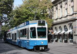 Be 4/8 2115 in der Bahnhofstrasse am 06.10.2016.