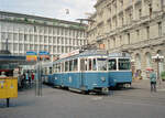 Zürich VBZ Tramlinie 6 (SWS/MFO-Be 4/4 1404, Bj.