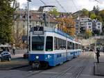 Linie 4 Wagennummer 2070  Aussersihl + Hard  beim Bahnhofquai.