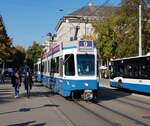 Linie 9 Wagennummer 2009  Triemli  beim Bürkliplatz.